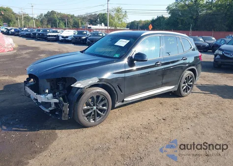 2019 BMW X3 xDrive30I из США, поврежденный, VIN 5UXTR9C55KLD96363